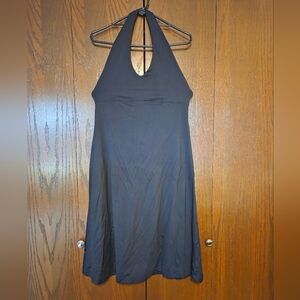 Patagonia Black Backless Halter Dress